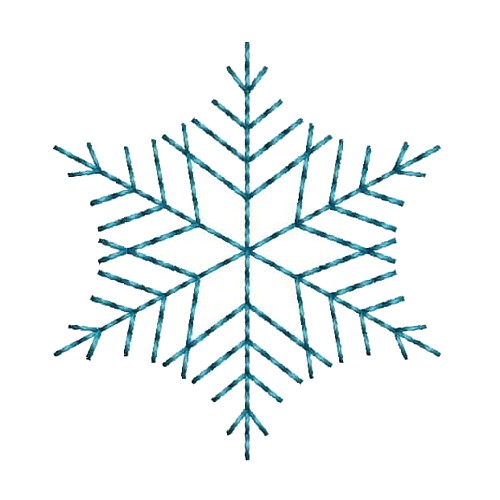 snowflake outline type machine embroidery design, digital embroidery, snow flake, NPE, Needle Passion Embroidery
